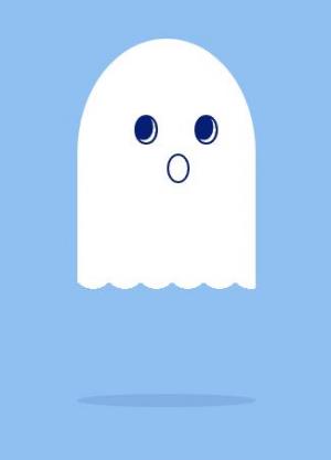 纯CSS3幽灵上下浮动动画特效